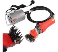 Tondeuse électrique pour moutons, chèvres, 1500 W, tondeuse ultralégère et ciseaux en laine pour usage agricole, design portable avec boîte de rangement