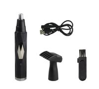 Tondeuse Électrique pour Poils de Nez Multifonctionnelle Noire | Abs, Recharge USB 5v 2w, Format Mini, 1 Set, à Glisser un Paquet Sacoche