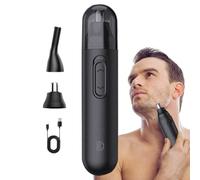Tondeuse électrique pour poils de nez | Portable 2 en 1 - Ciseaux de rasage pour le visage, les sourcils pour homme, tondeuse à barbe de voyage pour anniversaires, vacances