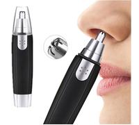 Tondeuse électrique pour poils de nez - tondeuse pour nez, oreilles, sourcils et barbe, compacte, Ø3×13 cm, portable et l
