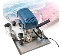 Tondeuse électrique Pour Tapis Tuftés,Machine à Aplanir Et Uniformiser,Lame Rotative 7,6 Cm,Profondeur Réglable,élimine Les Irrégularités
