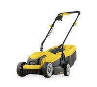 Tondeuse Électrique POWERPLUS POWEG62203, 32cm, 1000W, 3 Hauteurs de Coupe JAUNE