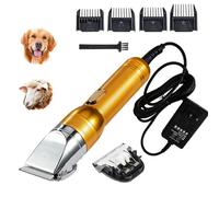 Tondeuse électrique professionnelle de toilettage pour chien, 350 W, ciseaux de toilettage pour animaux de compagnie, tondeuse pour poils lourds, chevaux, chats, ferme, bétail, fourrure, rasoir pour