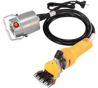Tondeuse Électrique Professionnelle pour Moutons, Chèvres, Alpagas - Machine de Tonte avec Moteur 1500W/1000W, Design Ultraléger et Suspendable, Arbre Flexible et Boîte de Rangement,Yellow