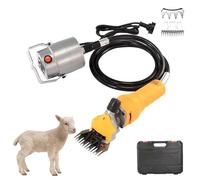Tondeuse électrique professionnelle pour moutons et chèvres, machine à tondre la laine, largeur de lame 76 mm, convient au toilettage des lamas, alpagas et autres animaux d'élevage.(Yellow)