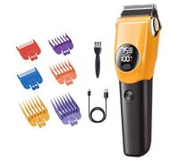 Tondeuse électrique rechargeable pour animaux domestiques, 3 vitesses, kit de toilettage pour chiens avec rasoir pour petits et grands chats, poils fins, longs, épais, bouclés