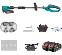 Tondeuse électrique sans balais, grande puissance 4000W, vitesse 36000 tr/min, 2 batteries fiche EU