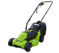 Tondeuse Électrique sans Fil avec Grande Boîte À Herbe, Hauteurs De Coupe Réglables, Design Pliable pour Un Rangement Facile, Idéale pour Les Jardins, Les Jardins Et Les Fermes