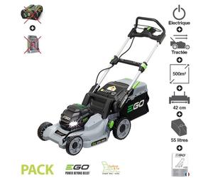 Tondeuse électrique sans fil EGO lame 42cm sans batterie ni chargeur