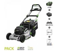Tondeuse électrique tractée à batterie EGO Power+ coupe 42 cm pack batterie chargeur - LM1701E-SP