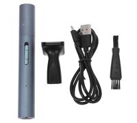 Tondeuse Électrique Vibrissa Bleue Abs à Double Lame pour Voyage