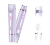 Tondeuse Femme, Tondeuse Rasoir 2.0, 2025 Rasoir Electrique 2-en-1 de Surete étanche IPX 7 (Violet)