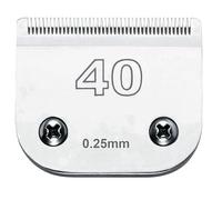 Tondeuse for animaux, tondeuse de toilettage for chiens, lame en céramique détachable, compatible avec Andis (AG, AGC, AGP), Oster (A5), Wahl (série KM), pièces de rechange for tondeuse(40(0.25mm))