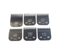 Tondeuse For Chien A5, Lame Détachable De Couleur Noire, Compatible For Andis, Compatible For Oster, Professionnelle(6pcs)