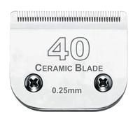 Tondeuse For Chien De Toilettage Détachable, Lame En Céramique, Compatible For Andis, Compatible For Oster, A5, Compatible For Les Tondeuses Wahl, Série KM(NO.40(0.25mm)-)