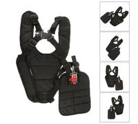 Tondeuse,Harnais à Double bretelle d'épaule, pour débroussailleuse, fouet, coupe-bordures, tondeuse universelle, Double