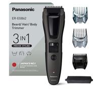 Panasonic Tondeuse homme ER-EGB62S503 – multi-usage barbe, cheveux et corps – Noir