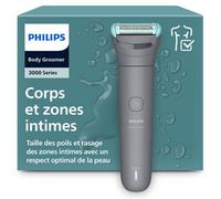 Philips Tondeuse corps BG3485/15 Series 3000 – Système de rasage Triple Protect Bleu et gris