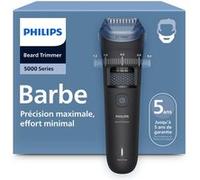 Philips Tondeuse barbe BT5775/15 – Série 5000 – Stylisation avec compartiment à poils – Noir et Bleu