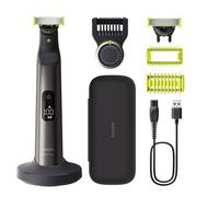 Tondeuse homme Philips One Blade Pro 360 Visage et Corps QP6652/61 5,4 W Noir et Gris