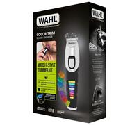 Tondeuse homme Wahl Color Trim Noir 240 min Autonomie 8 Sabots Barbe Rasage Rechargeable