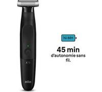 Tondeuse hybride BRAUN Series X XT3100 pour visage avec lame fle ible 4D étanche 3 sabo G