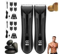 Tondeuse Intime Thomyle, Tondeuse Corps Singphere PourHommes Pour 4 Parties Intimes, Rasoir Électrique Pour Hommes,Tondeuse Corps Intime Et Sec PourHommes (2pcs)