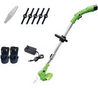 Tondeuse Jardin Autonome Tondeuse à Gazon électrique Tondeuse à Gazon rétractable sans Fil Kit de Couteau d'élagage Outils de Jardin désherbeur