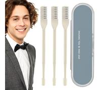 Tondeuse manuelle pour poils de nez - Outil de toilettage personnel | Tondeuse compacte pour le visage, ciseaux en acier inoxydable, facile à nettoyer les oreilles et les narines