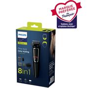 Philips Tondeuse multistyles Series 3000 MG3730/15 - 8 en 1 visage et cheveux, 11 hauteurs 0,5–16 mm