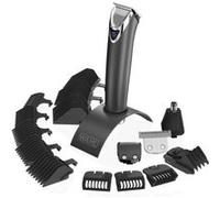 WAHL Tondeuse multifonction Stainless Steel Advanced 09864-016 - Tondeuse Lithium Ion made in EU - 4 tetes de coupe incluses