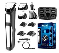 Tondeuse multi-usages 4 en 1 pour hommes, tondeuse à cheveux,étanche,convient aux sourcils,au corps,au nez,aux oreilles, à la barbe