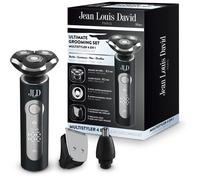 Tondeuse multi-usages - JEAN LOUIS DAVID - KIT GROOMING 4-en-1 - 3 têtes - Ecran digital - Noir