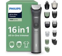 Philips Multigroom série 7000 Tondeuse tout-en-un 16 accessoires - tondeuse pour barbe, cheveux et corps, lames en métal auto-affûtées, 21 hauteurs de coupe (0,5-16 mm), modèle MG7931/15