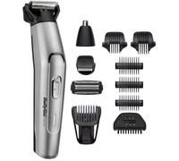 BaByliss - MT861E - Tondeuse multi-usages 12 en 1 Titanium avec Tondeuse nez et Rasoir de Finitions - 100% Waterproof