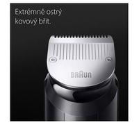 Tondeuse multifonction - BRAUN - MGK 7420 - 100% étanche - Autonomie 100 min - Lame métallique tranchante