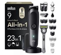 Tondeuse multifonction Braun Series 9 AIO9560 23-en-1 rechargeable Gris
