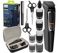 Tondeuse multifonction - Philips - MG3730/15 - 8 en 1 barbe cheveux corps avec étui et kit de coiffure