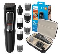 Tondeuse multifonction - Philips - MG3730 - Visage Corps Cheveux - 9 Têtes - Sans fil - Avec étui