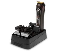 Tondeuse Multistyle 12 En 1 Barbe Nez Oreilles Corps Sans Fil Marron Noir