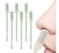 Tondeuse nasale 2 en 1 - Couteau double face pour poils de nez - Rotation à 360° - Pour homme et femme - Usage quotidien - Vert