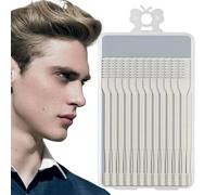 Tondeuse nasale manuelle - Tondeuse narine portable à double bord - Outil de soin du visage léger - Rasoir nasal personnel compact pour femmes et hommes, lame facile à voyager