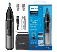 Tondeuse nez oreilles sourcils - Philips - NT3650 16 - Précision sans douleur - Brosse incluse