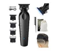 Tondeuse occultante Plus Zero Gap, Tonique de barbiers Tonique de qualité supérieure sans fil, rechargeable sans fil, rasoir de sécurité zéro espace pour nez, corps, visage et moustache