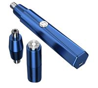 Tondeuse Poils Nez et Oreilles Électrique Bleue Pvc