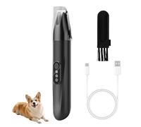 Tondeuse pour Animaux avec Lumières LED et 3 Vitesses, Lame Large Anti-bruit Faible Niveau Sonore, Transparent pour Pattes Ventre, Rechargeable pour Chats et Chiens, des Oreilles et du Visage