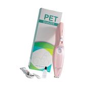Tondeuse pour animaux de compagnie rechargeable pour chien avec coupe de poils sous vide et conception silencieuse Tondeuse de toilettage professionnelle pour chiens chats Conception de poignée