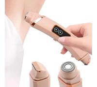 Tondeuse pour Bikini Féminin, Rasoir Électrique Femelle à Double Tête | Remozore avec Recharge USB Rasoir Personnel pour Peau Sensible Jambes Arts Zones Détaillées Voyage Visage Aisselles