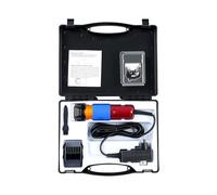 Tondeuse pour chien 220 V avec 4 peignes et câble de 3 m | Tondeuse professionnelle silencieuse avec boîte à outils, pour chiens et chats, tous types de poils
