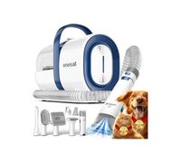 Tondeuse pour chien - ONEISALL - Kit 7-en-1 - Aspirateur intégré 12000Pa - Sans fil faible bruit 60 dB - Bac 1 4L
